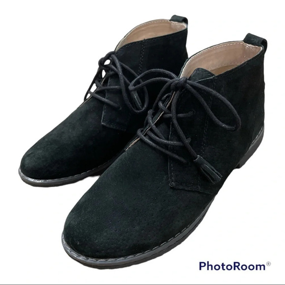 NEW Spring Step Morgana Suede Bootie Black size 7 - Picture 1 of 11